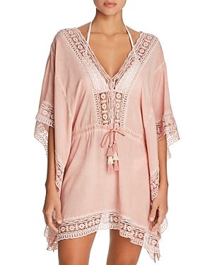 Surf Gypsy Embroidered-Trim Tunic Swim Cover-Up | Bloomingdale's (US)
