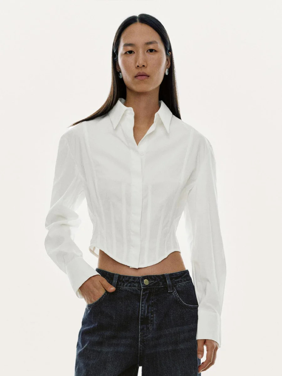 Tailored Corset Detail Shirts | Urban Revivo