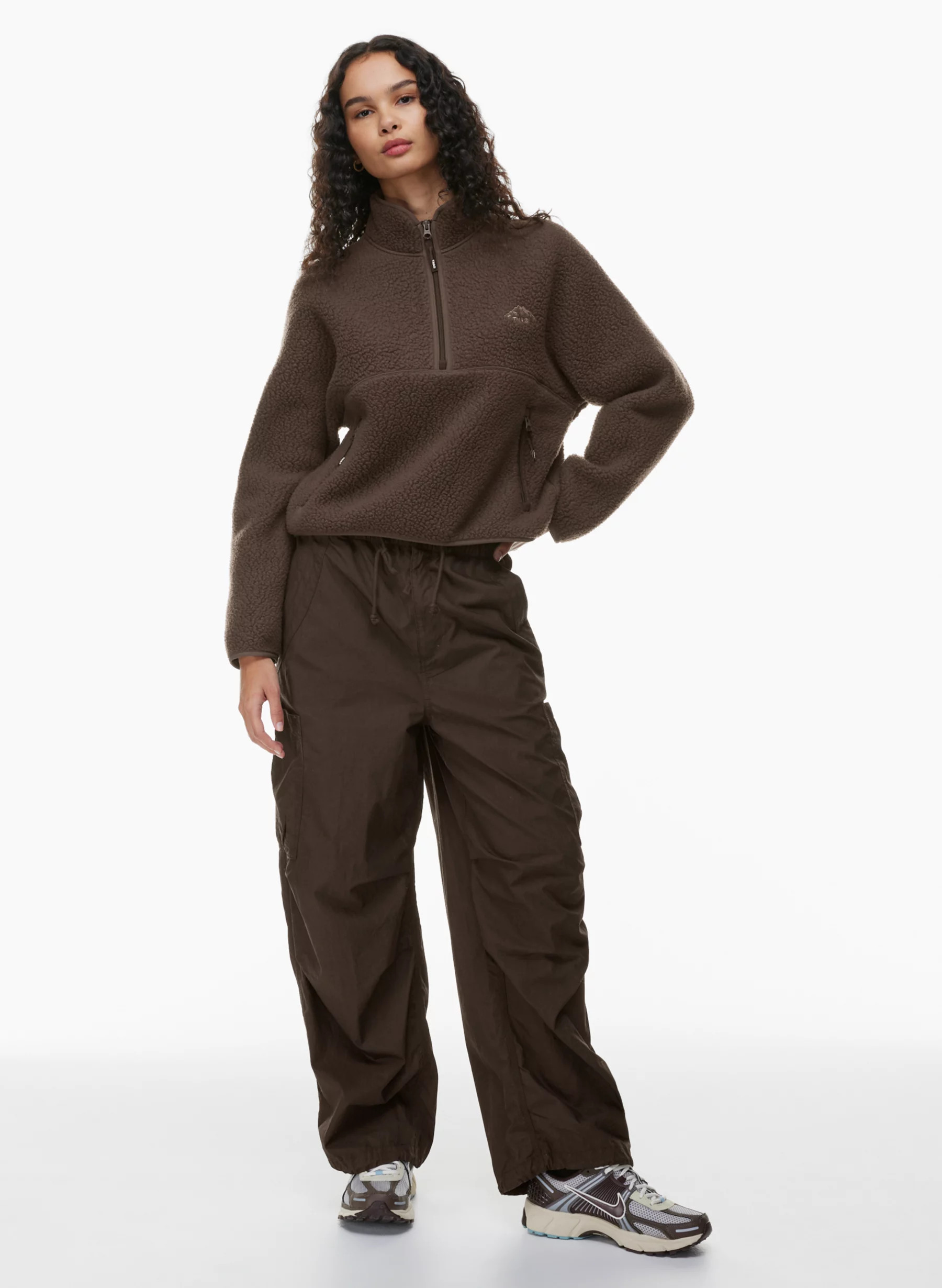 BIGFOOT POLAR ½ ZIP SWEATER | Aritzia