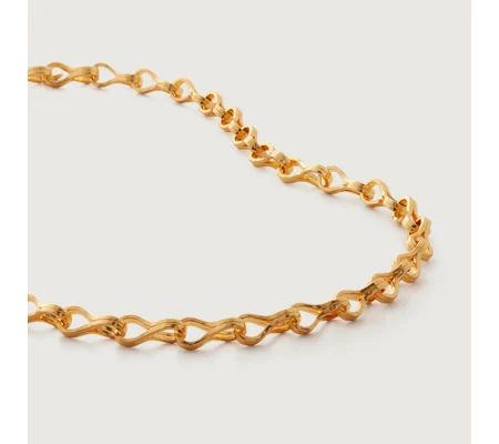 Infinity Link Necklace Adjustable 50cm/20” | Monica Vinader (US)