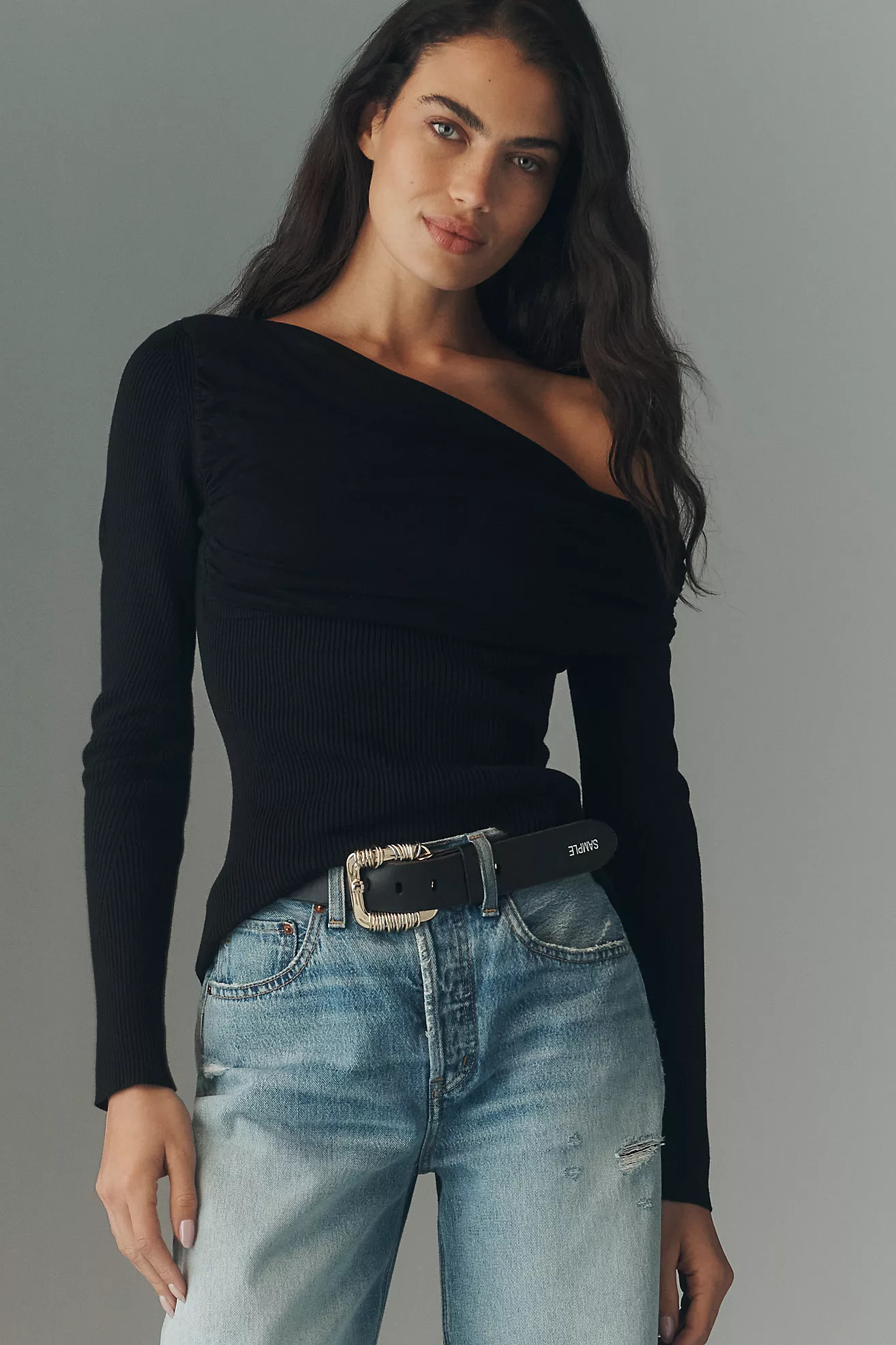 By Anthropologie Long-Sleeve Off-Shoulder Sweater | Anthropologie (US)