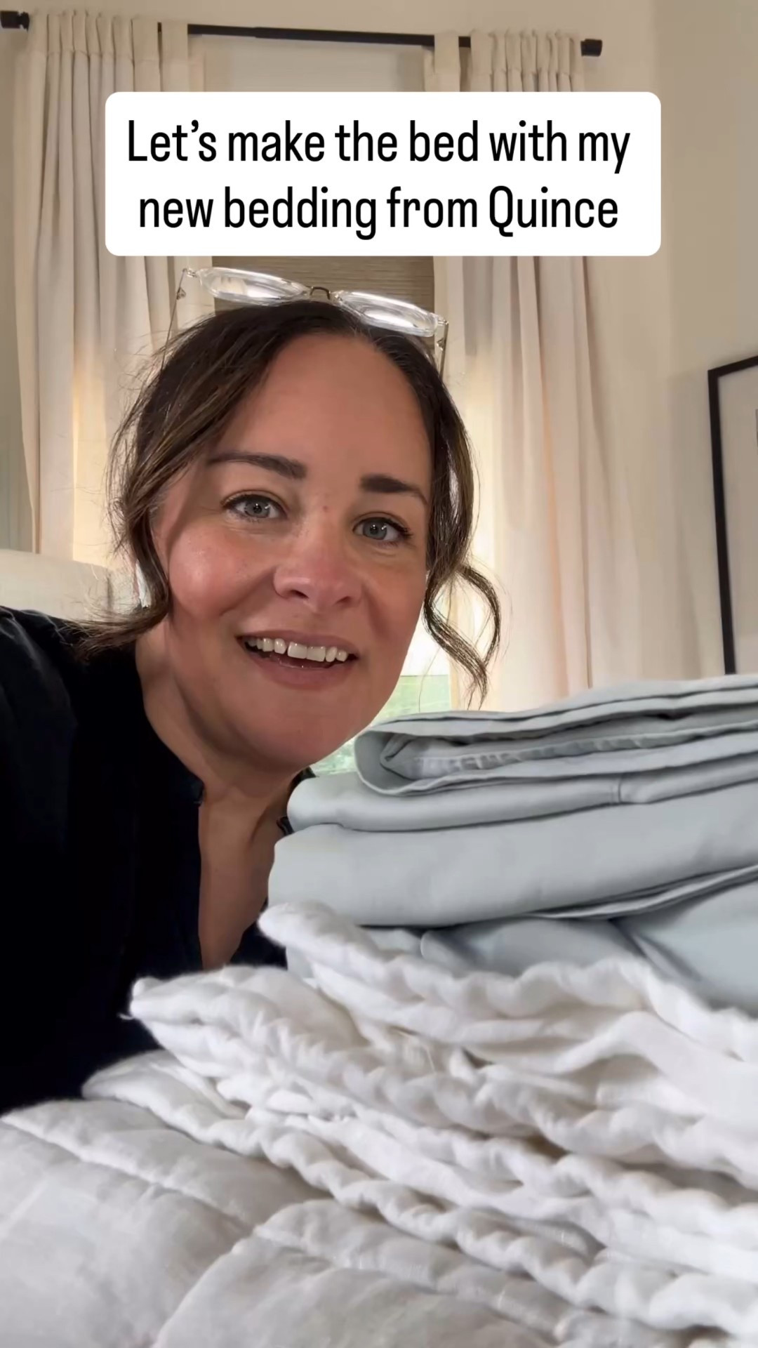 No lie, my hubby and I are completely obsessed with this bedding! The quilt is perfect for summer and will carry us well into Fall. It has enough weight that you feel comfortable sleeping but it's super breathable being linen. And don't even get me started on the bamboo sheets... they feel like cool silk against my skin! Beyond pleased to be able to partner with a company like Quince! #QuincePartner @onequince

#LTKHome