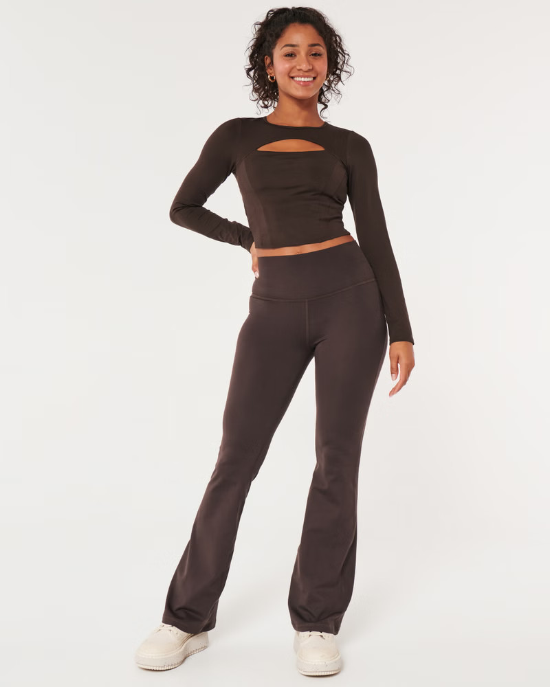 Gilly Hicks Active Recharge High-Rise Flare Leggings | Hollister (US)