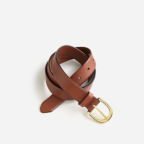 Classic belt in Italian leather | J.Crew US