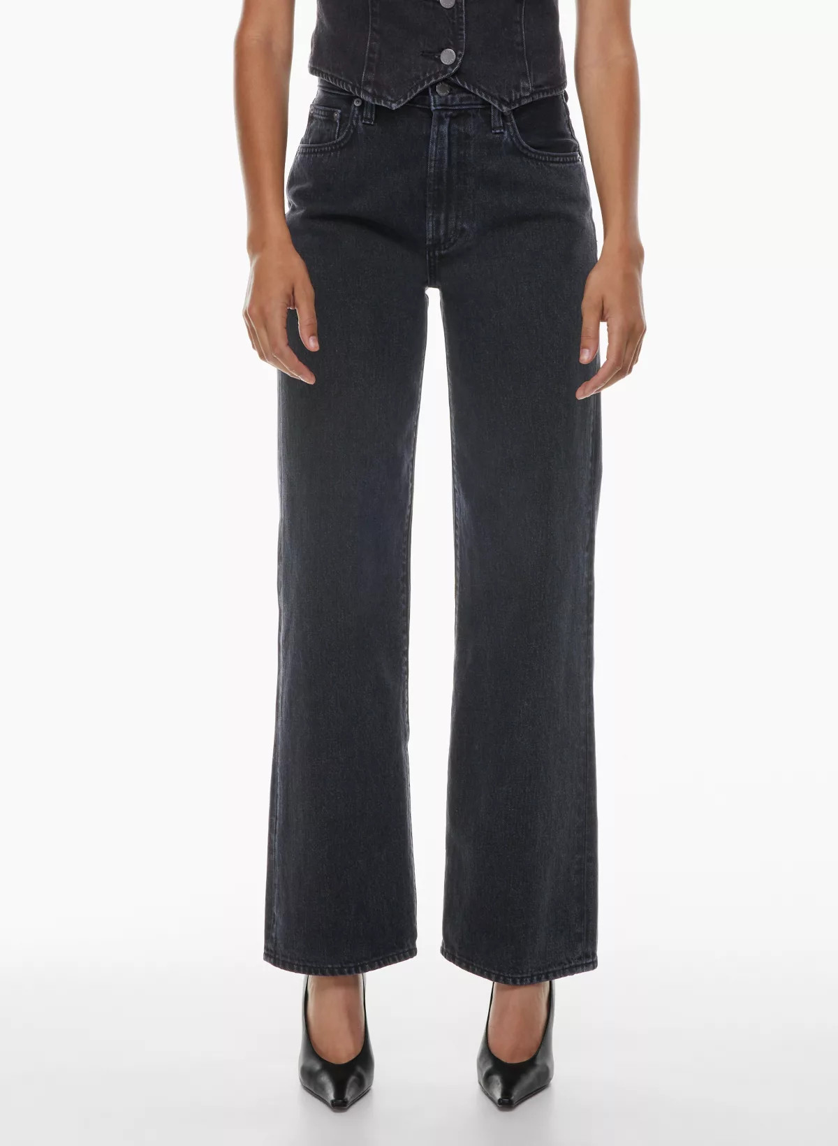 THE FARRAH HI-RISE WIDE JEAN | Aritzia