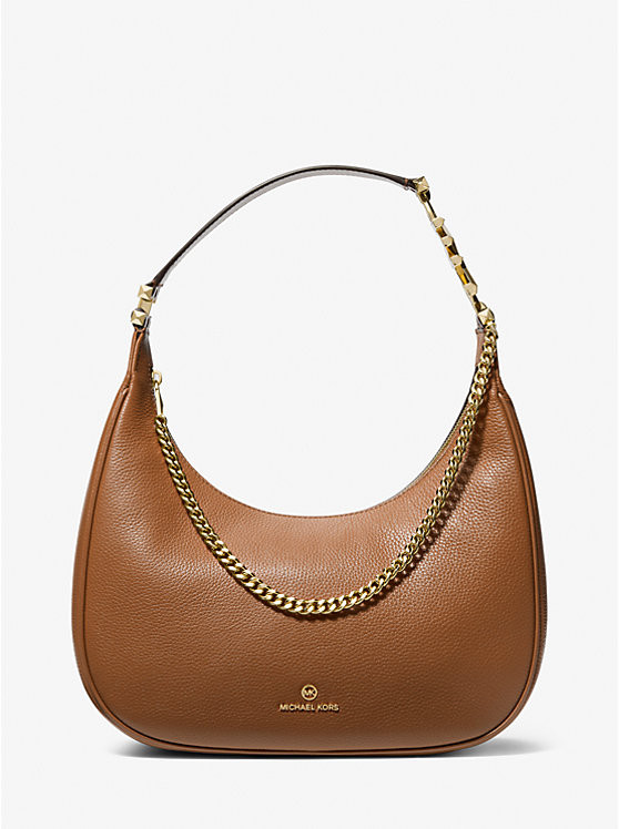 Piper Large Pebbled Leather Shoulder Bag | Michael Kors US