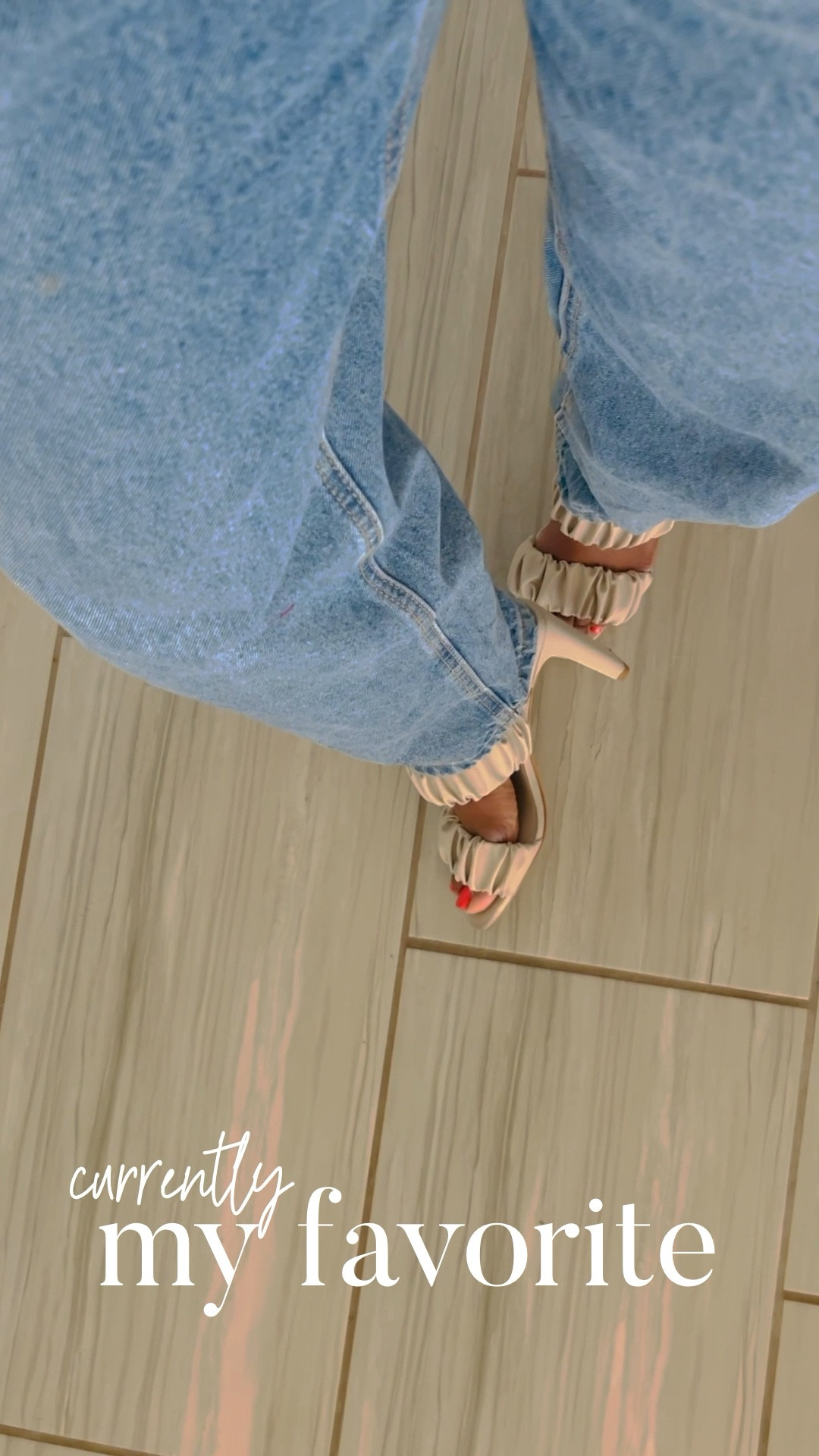 Currently loving these slip-in sandals. They’re easily a comfortable all day wearer 