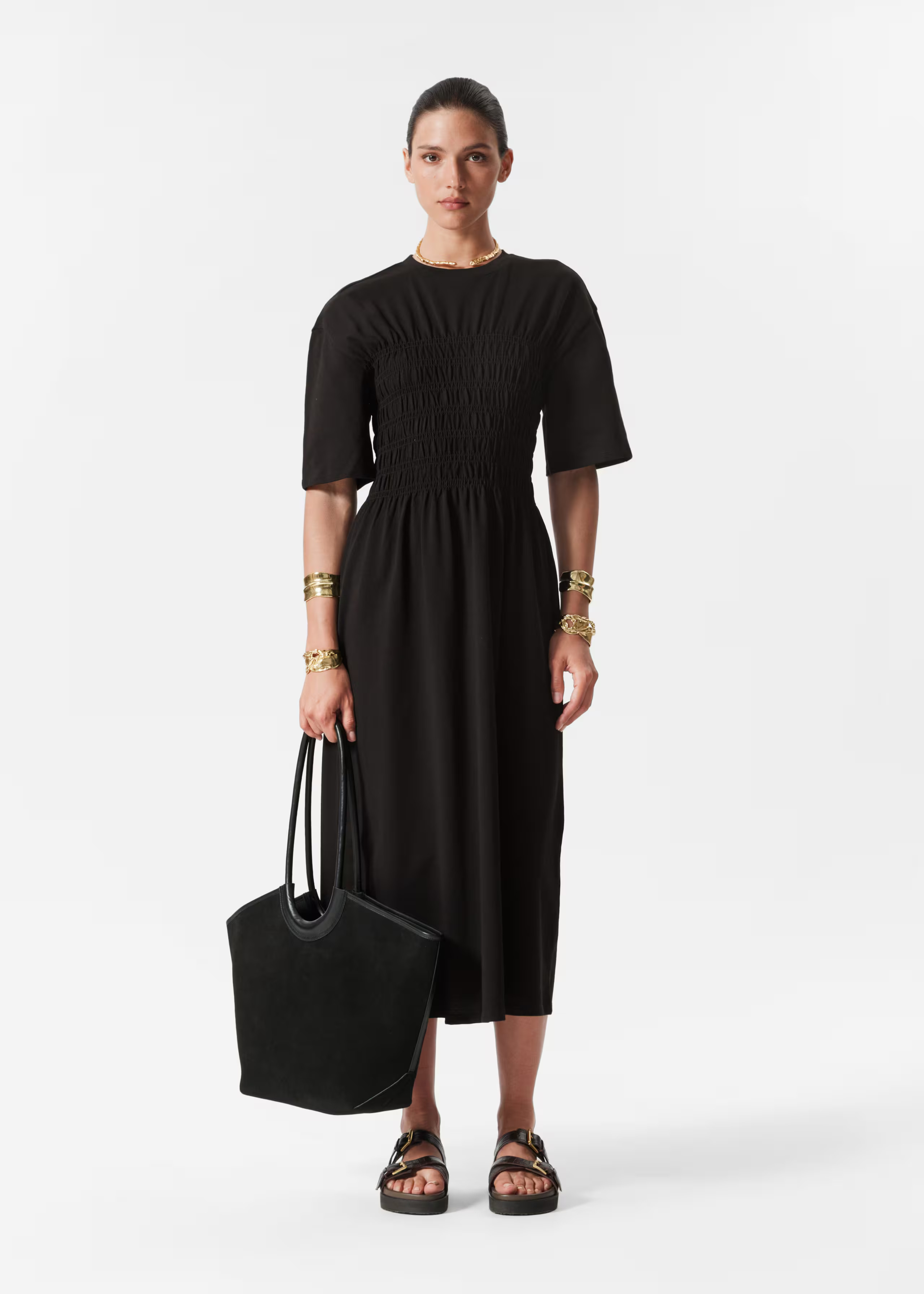 Smocked Midi Dress | & Other Stories - US