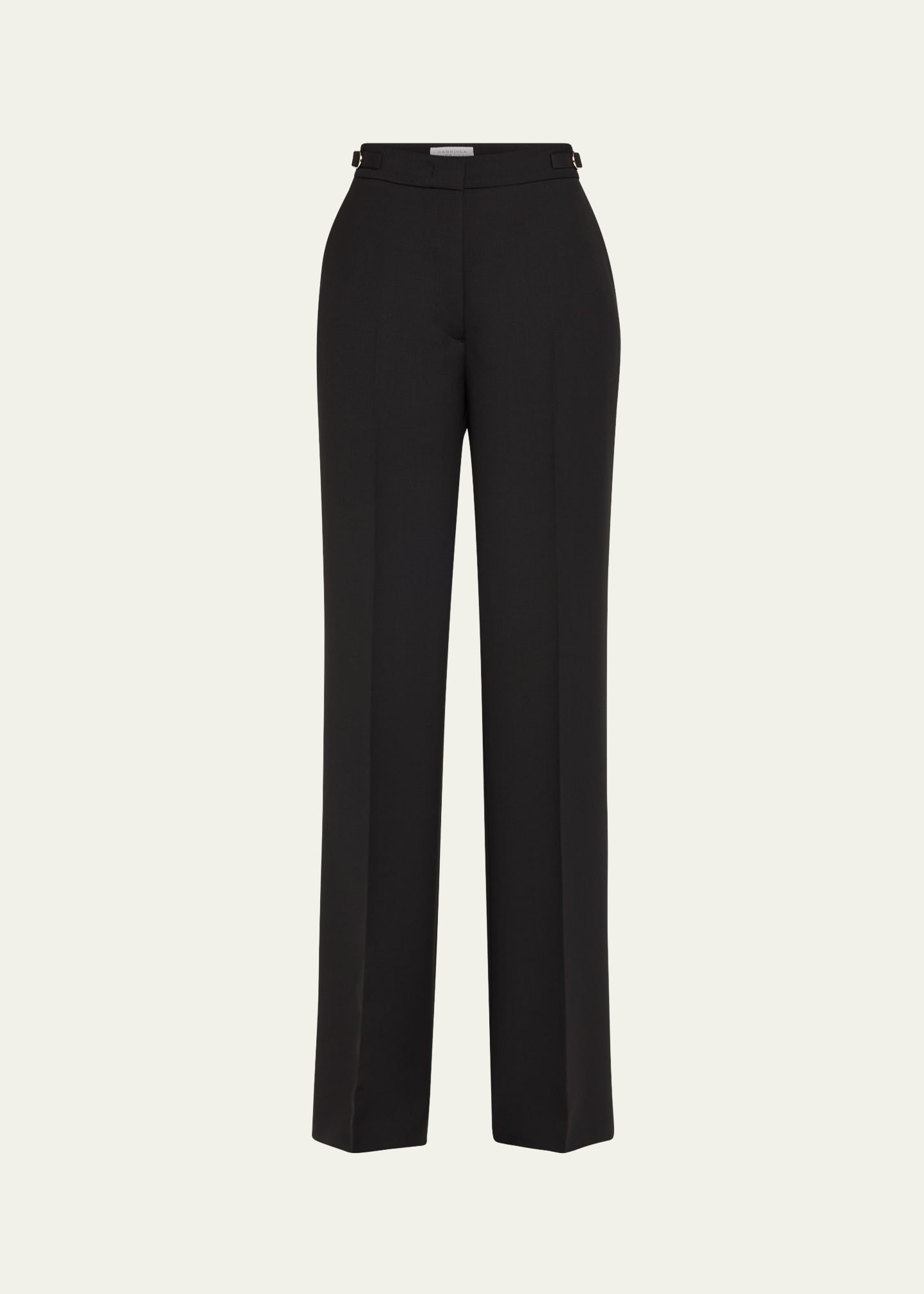 Gabriela Hearst Vesta Wide-Leg Pants with Belted Detail | Bergdorf Goodman