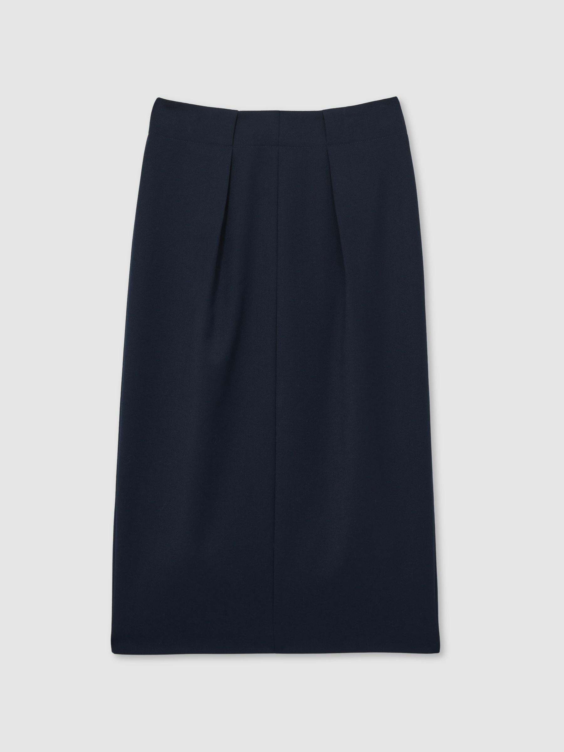 Tailored Midi Suit Skirt in Navy | Reiss US