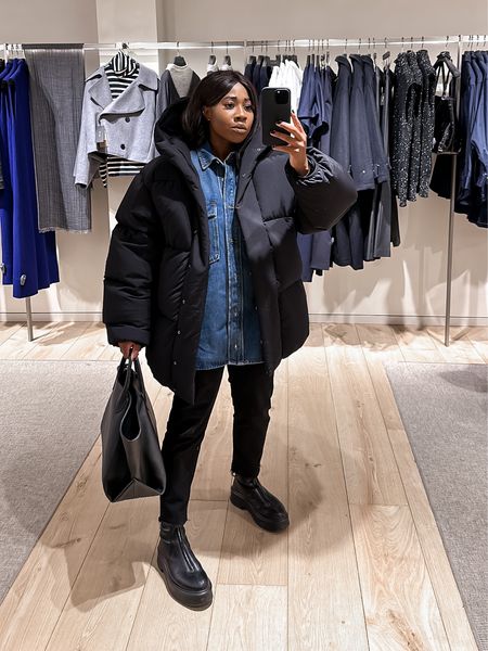I wear the smallest size in the puffer coat & size M in the denim shirt.

Puffer coat, puffer jacket, winter coat, winter jacket , denim shirt, denim style , Raey, matches fashion, Allsaints 

#LTKmidsize #LTKeurope #LTKMostLoved