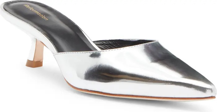 Reformation Wilda Kitten Heel Mule (Women) | Nordstromrack | Nordstrom Rack