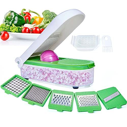 LHS Vegetable Chopper, Pro Onion Chopper Slicer Dicer Cutter - Cheese & Veggie Chopper - Food Choppe | Amazon (US)