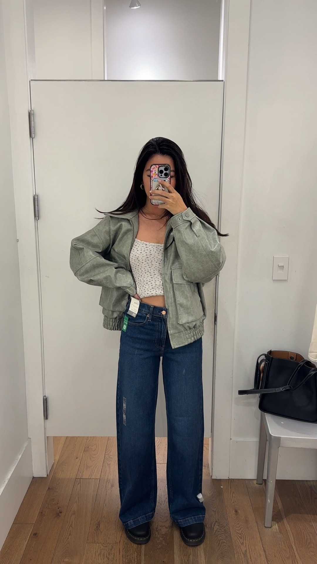 High Rise Wide Leg Jeans #gap #jeans #widelegjeans 