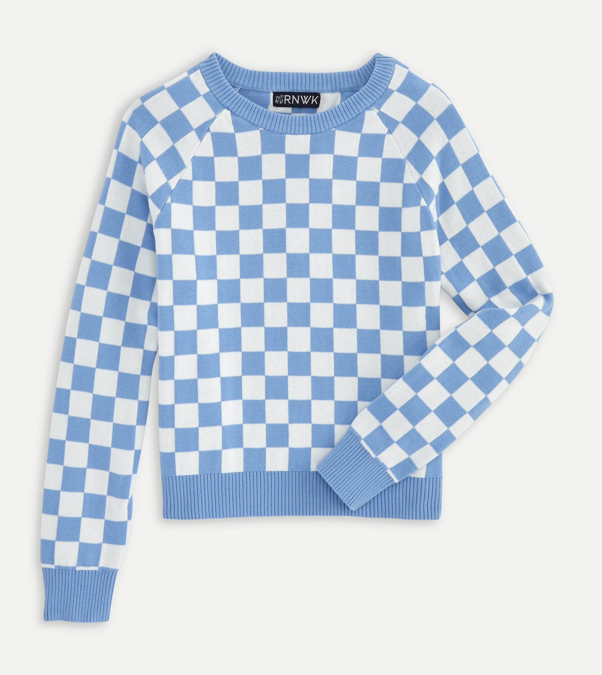 Renwick Gingham Crewneck Sweater | Renwick