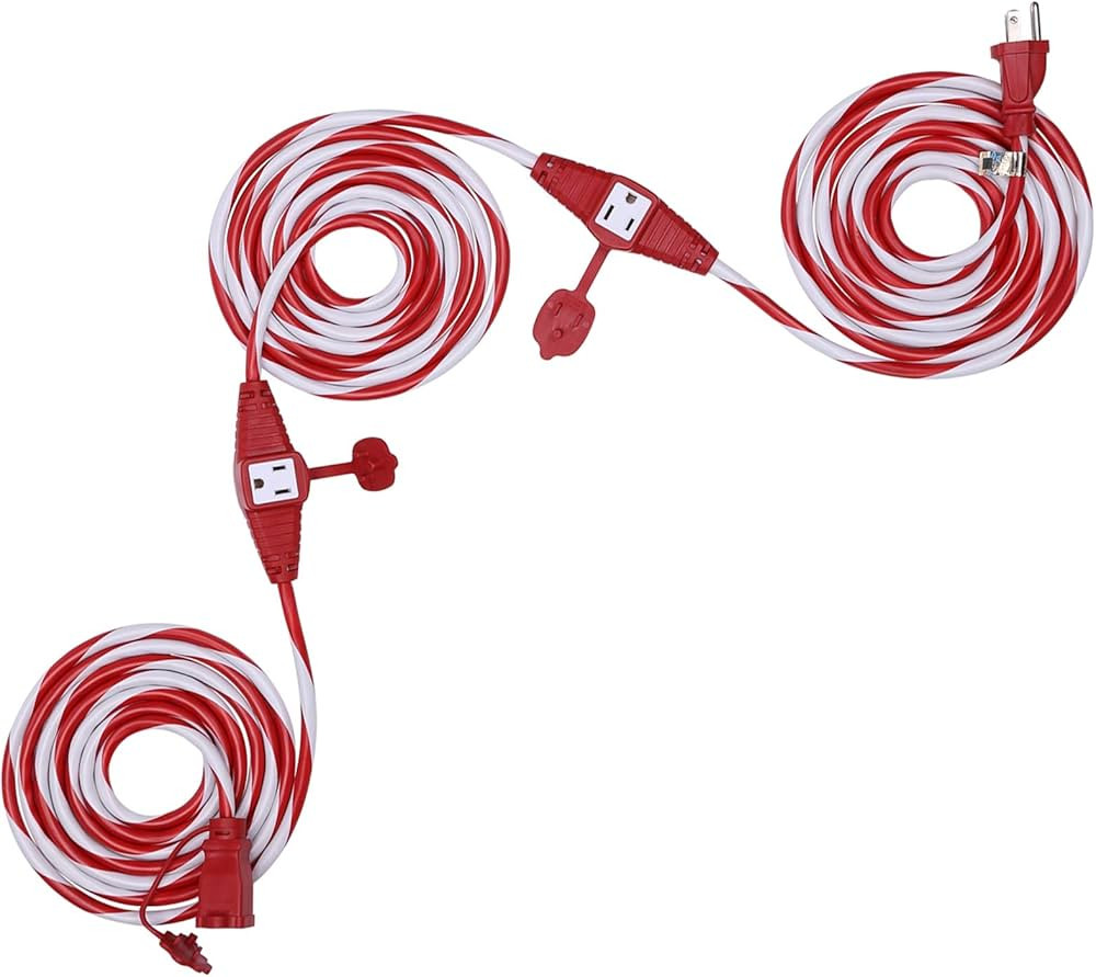 DEWENWILS 25FT Halloween Outdoor Extension Cord with Multiple Spaced Outlets Plugs, 16/3 SJTW Pow... | Amazon (US)