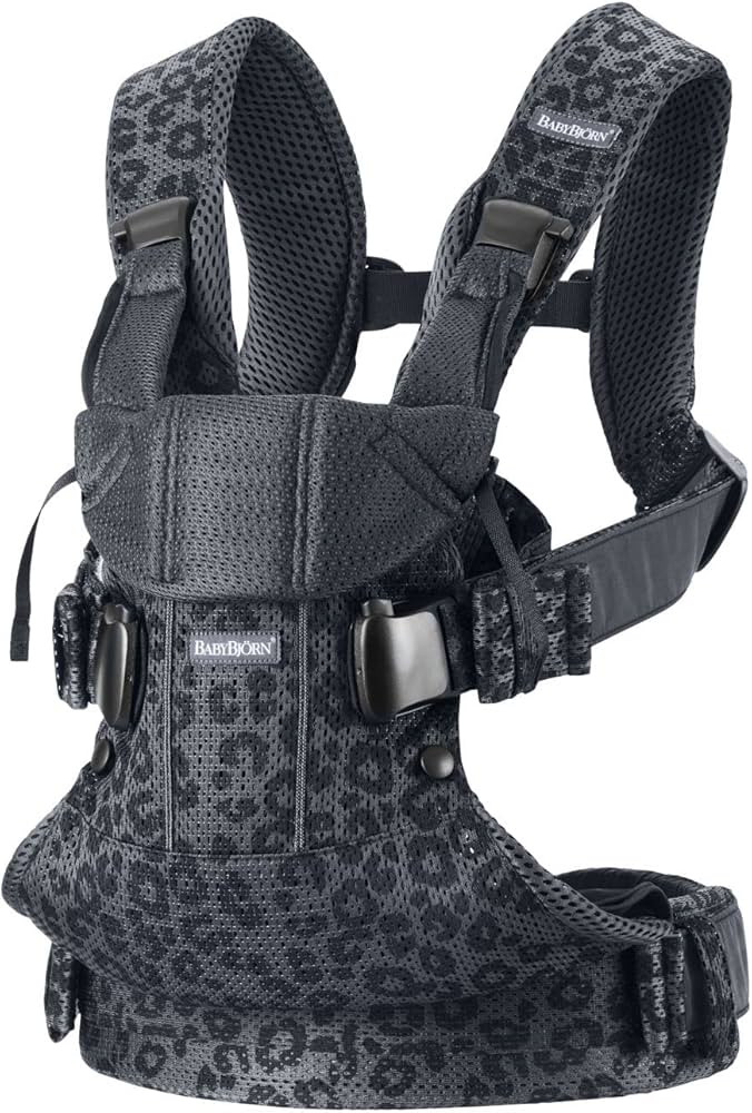 BabyBjörn Baby Carrier One Air, 3D Mesh, Anthracite/Leopard | Amazon (US)