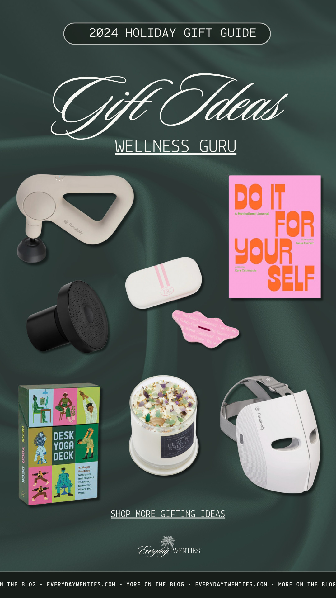 Wellness Guru Gift Guide 🧖‍♀️

holiday gift guide, trendy gift guide, gift guide for her, wellness gifts, self care gifts, gifts for wellness, wellness, gadgets, gifts for friends, gifts for coworkers 

 #LTKGiftGuide #LTKHoliday #LTKHome
