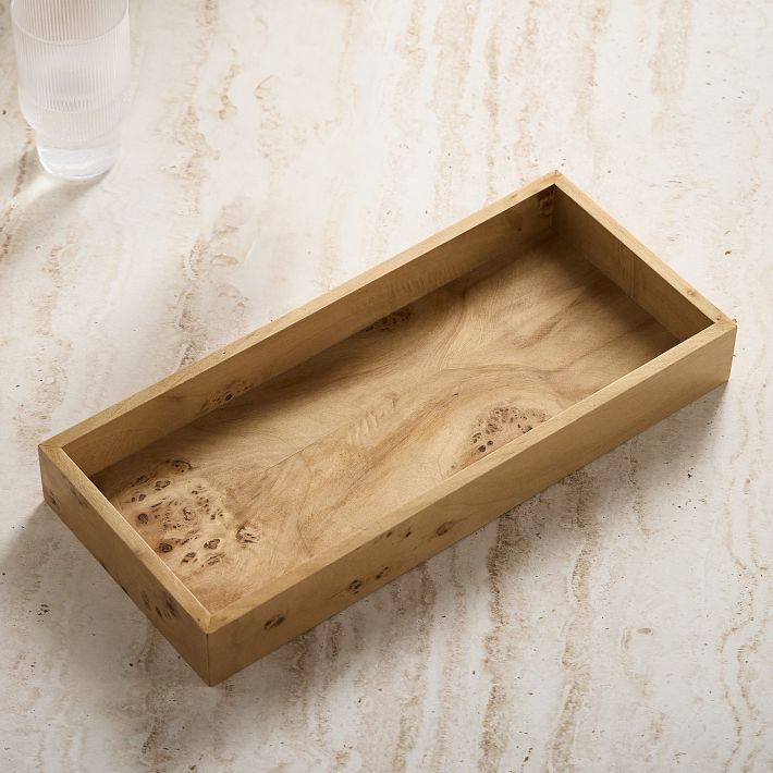 Eden Burled Wood Trays | West Elm (US)