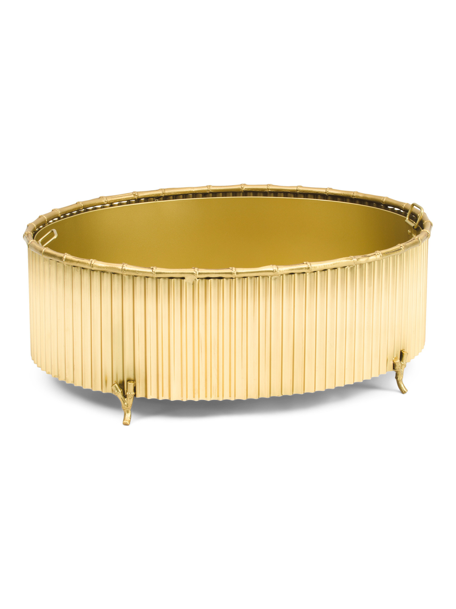 8x16x20 Brass Corrugated Cachepot Planter | Plants & Planters | Marshalls | Marshalls