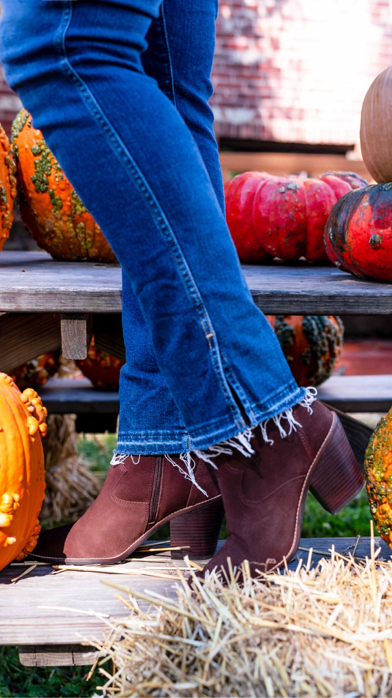 Brown suede ankle boots 

#LTKShoeCrush #LTKSeasonal #LTKOver40