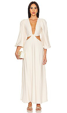 BOAMAR Bianca Dress in Off-white from Revolve.com | Revolve Clothing (Global)