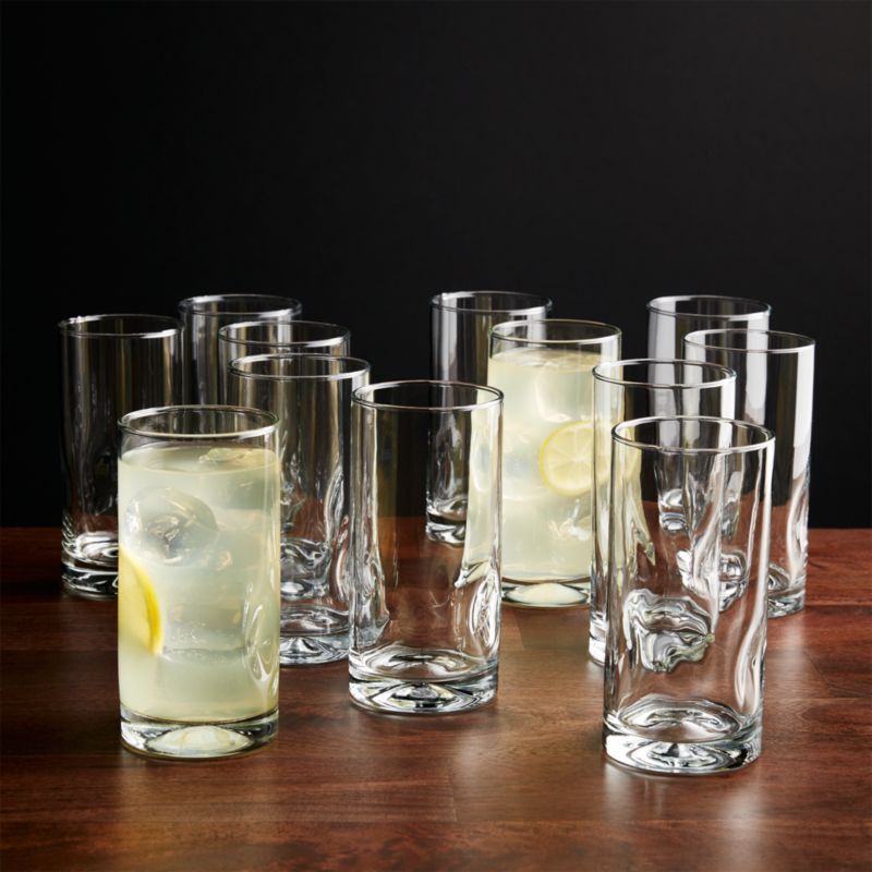 Impressions Cooler Glasses, Set of 12 + Reviews | Crate and Barrel | Crate & Barrel