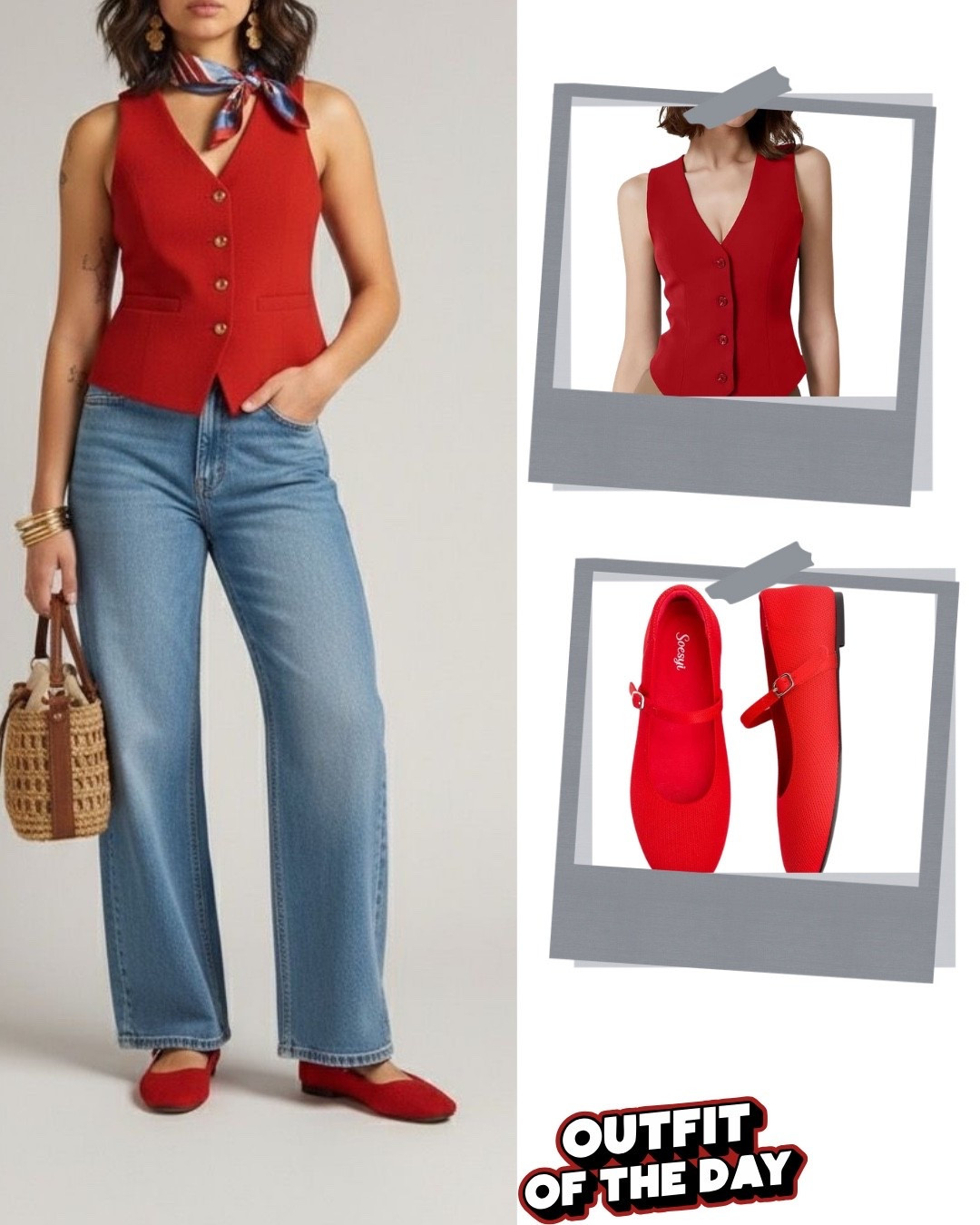 Red tones done right ❤️✨
Chic vest + comfy flats = the perfect Amazon OOTD.

#LTKfashion #LTKstyle #LTKootd #amazonfashion #amazonfinds #ad