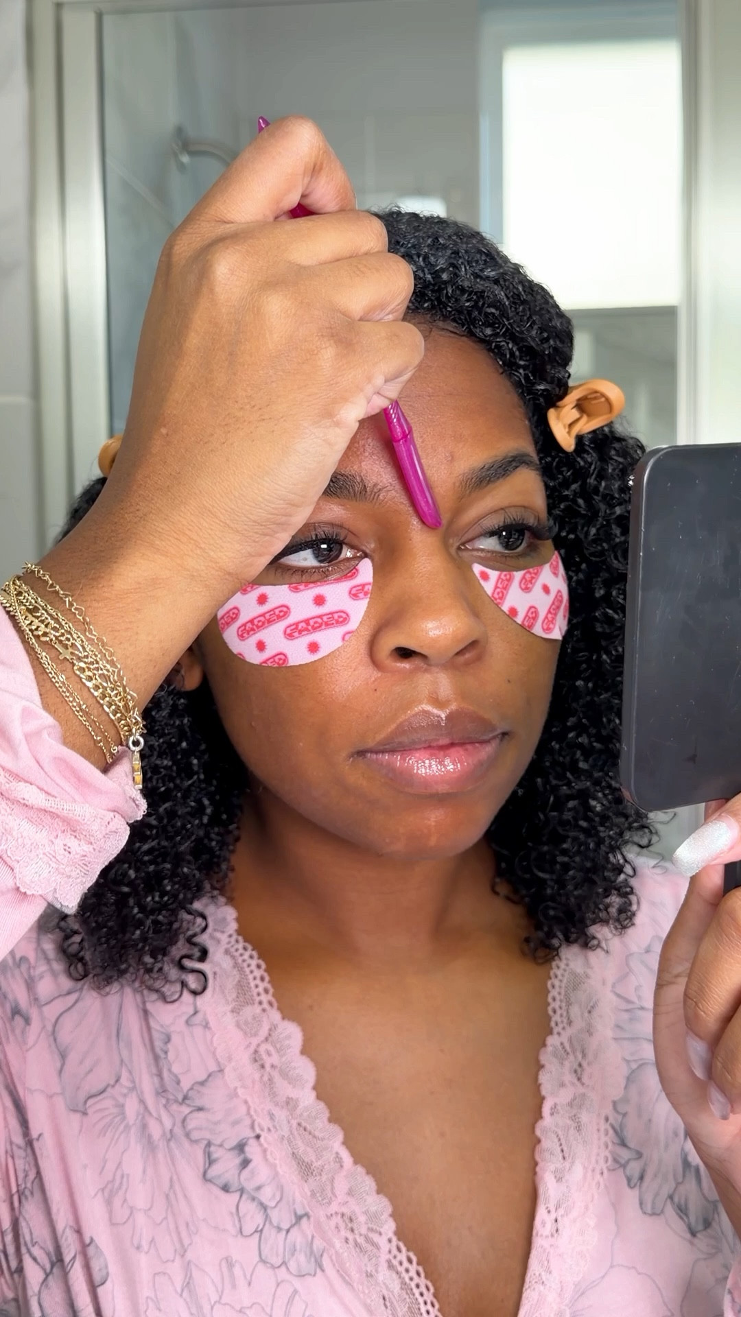 DIY Beauty maintenance at home 🤎
What’s one beauty thing you’ve started doing yourself lately? And tell me… do press-ons actually last?? 👀

Nothing makes me feel more put together than having my curls done + lashes on ✨

Products used:
• Cécred Shampoo (scalp cleanse)
• Olaplex Shampoo (hair cleanse)
• 2 Minute Reconstructor (curl revival 🤭)
• Amika Superfood Deep Conditioning Mask (me + Enah’s fave)
• The Doux “Block Party” styling combo: spray + gel + serum
• Pre-made facial wax strips (upper lip)
• Amazon underlash clusters
• Duo Active Lash Glue
• Quick brow cleanup at home


#LTKgrwm #LTKdayinmylife #LTKootd