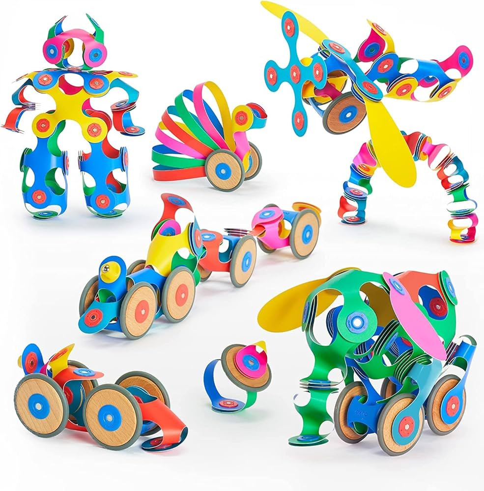 Clixo Wheel Creator Pack, 72 Pieces Pack - Construction Magnet Toy. Flexible, Creative-Boosting M... | Amazon (US)