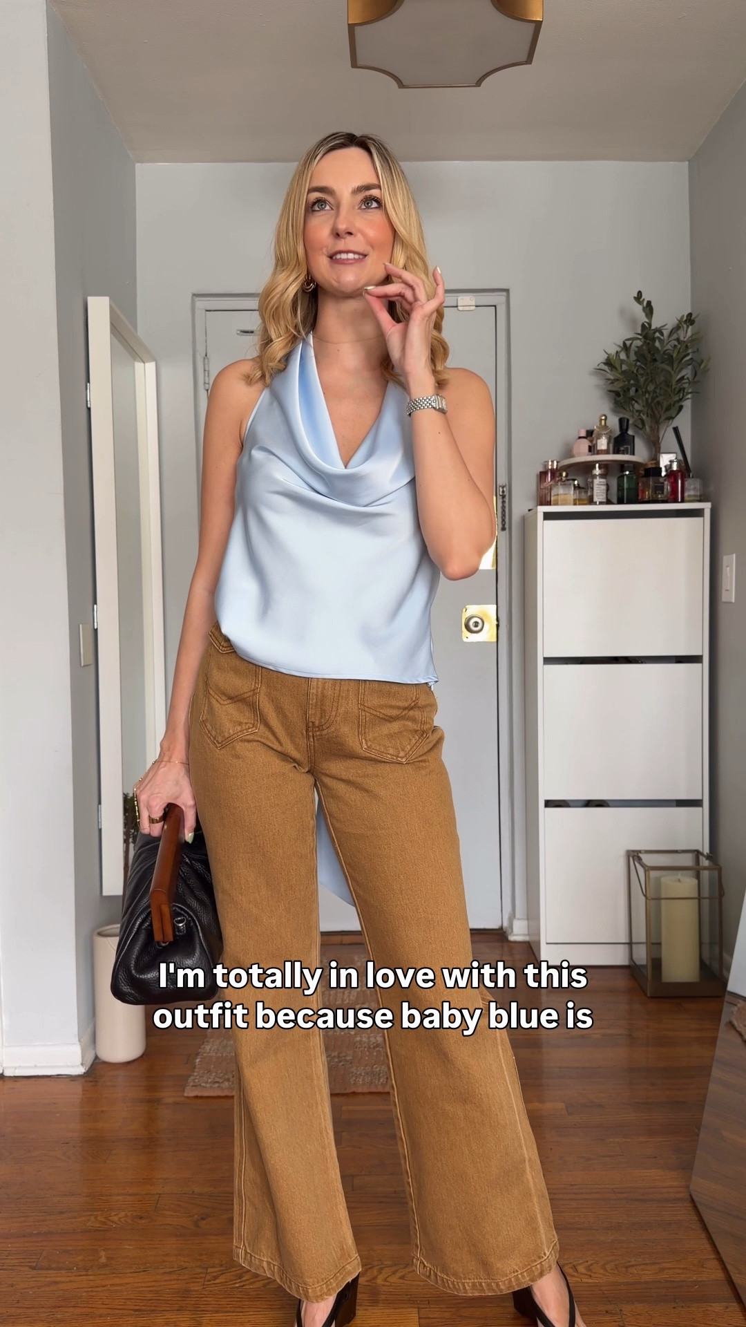 Finally found perfect baby blue satin top! Comes in more colors too! @Macys 

Summer outfits • graduation guest outfit • workwear outfit • summer top • blue top • work outfit

#LTKdayinmylife #LTKgrwm #LTKootd