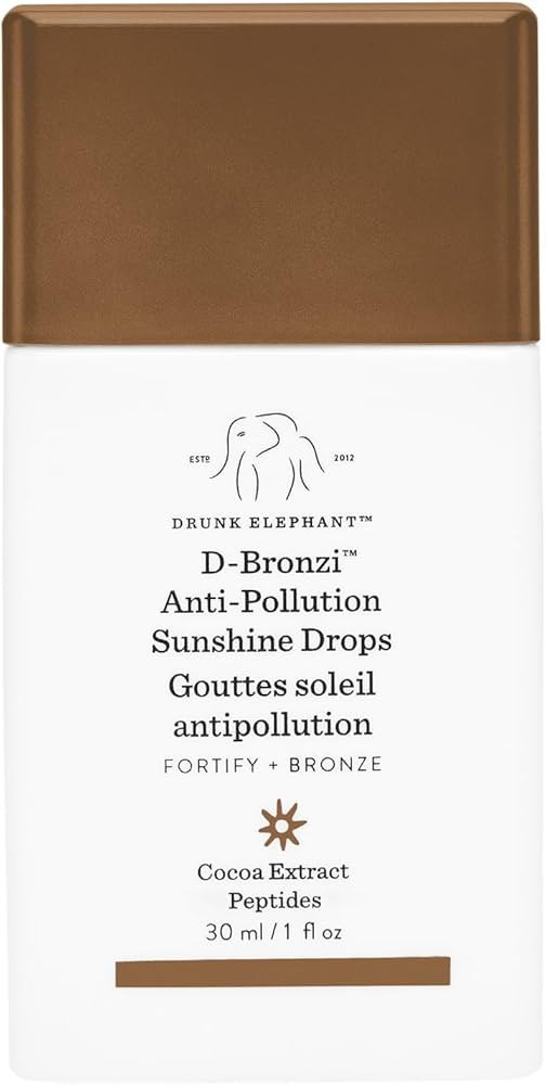 D-Bronzi Anti Pollution Sunshine Drops by Drunk Elephant for Women - 1 oz Drops | Amazon (US)