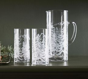 Rustic Forest Pitcher | Pottery Barn (US)