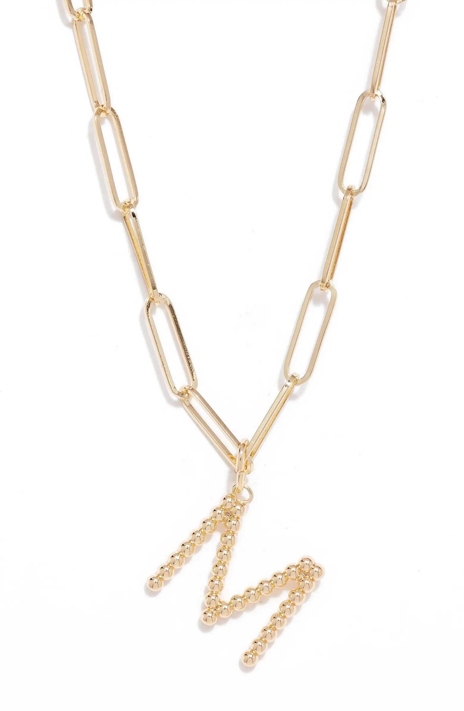 Nordstrom Beaded Initial Necklace | Nordstrom | Nordstrom