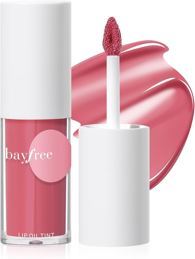 bayfree Hydrating Tinted Lip Oil, Korean Lip Gloss with High Shine & Pigmented Color, Lightweight... | Amazon (US)