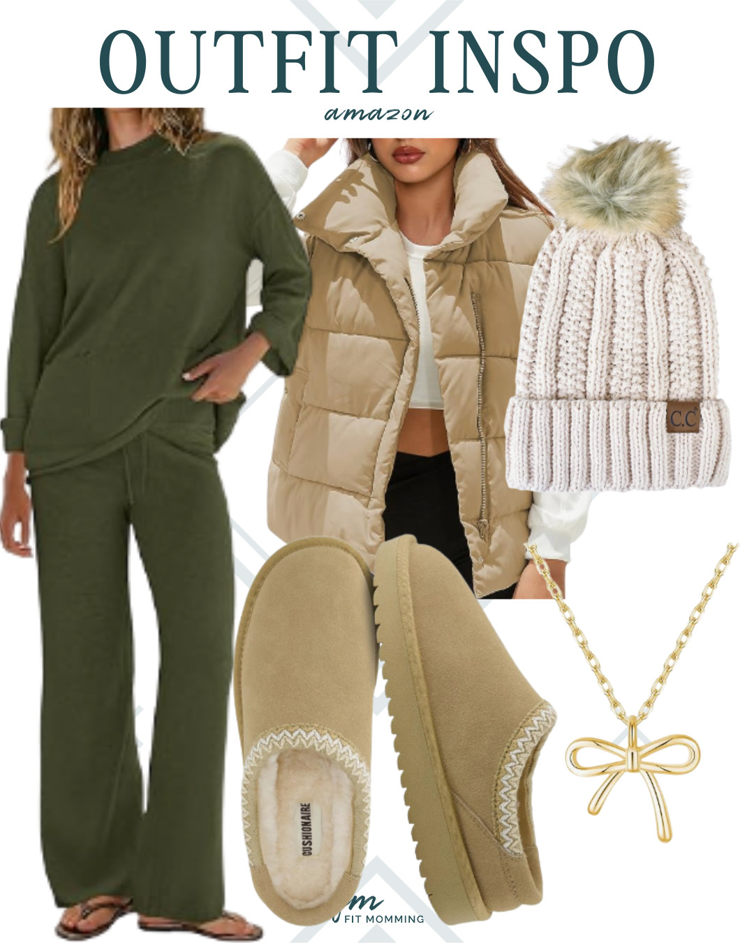 Neutral layers + comfy vibes 🤎 

 #LTKootd #LTKFindsUnder50