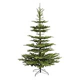 Amazon.com: Nearly Natural 7.5ft. Layered Washington Spruce Artificial Christmas Tree with and 13... | Amazon (US)
