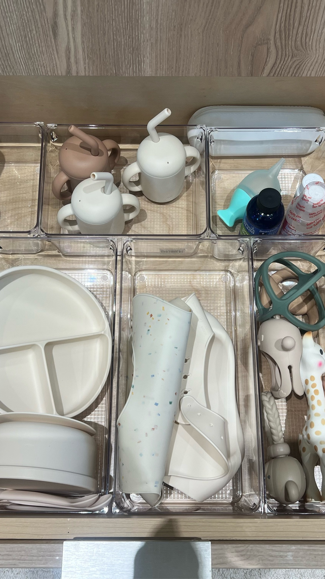 A little refresh for a growing family 🤍
They had already turned this into a baby drawer, it just needed a reset. We cleared out what they no longer needed (goodbye pump parts) and made space for what’s next as he starts solids.

Modular drawer organizers you can piece together to fit your space. I used a mix of sizes to create this layout, just measure your drawer first so it fits the way you want.

Linked here.


#LTKmomlife #LTKBaby #LTKHome