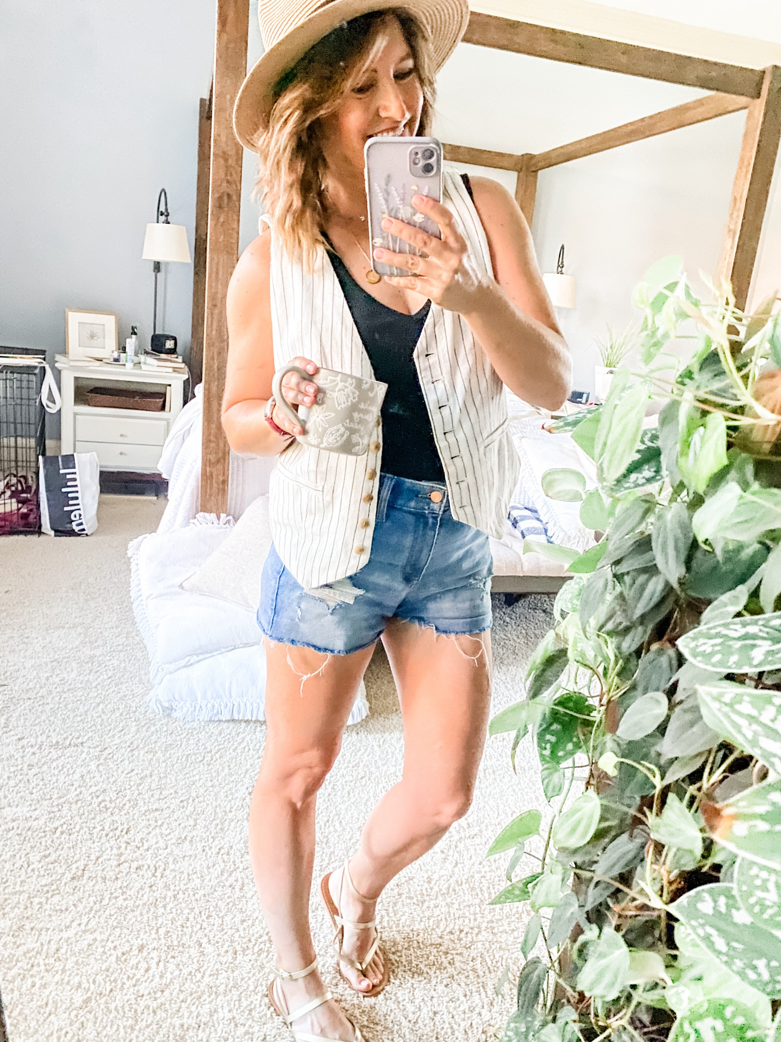 Rumor has it that vest life is the best life, so I thought I’d hop on this trend to find out.

Love mixing casual with a more structured piece like this. Plus, it’s an easy way to add another layer of interest to your outfit without extra weight for hot summer days.

The trend gets two thumbs up from me.

*but as always, I recommend going budget on trend items you won’t get long term wear out of 😁



#LTKSeasonal #LTKOver40 #LTKFindsUnder50