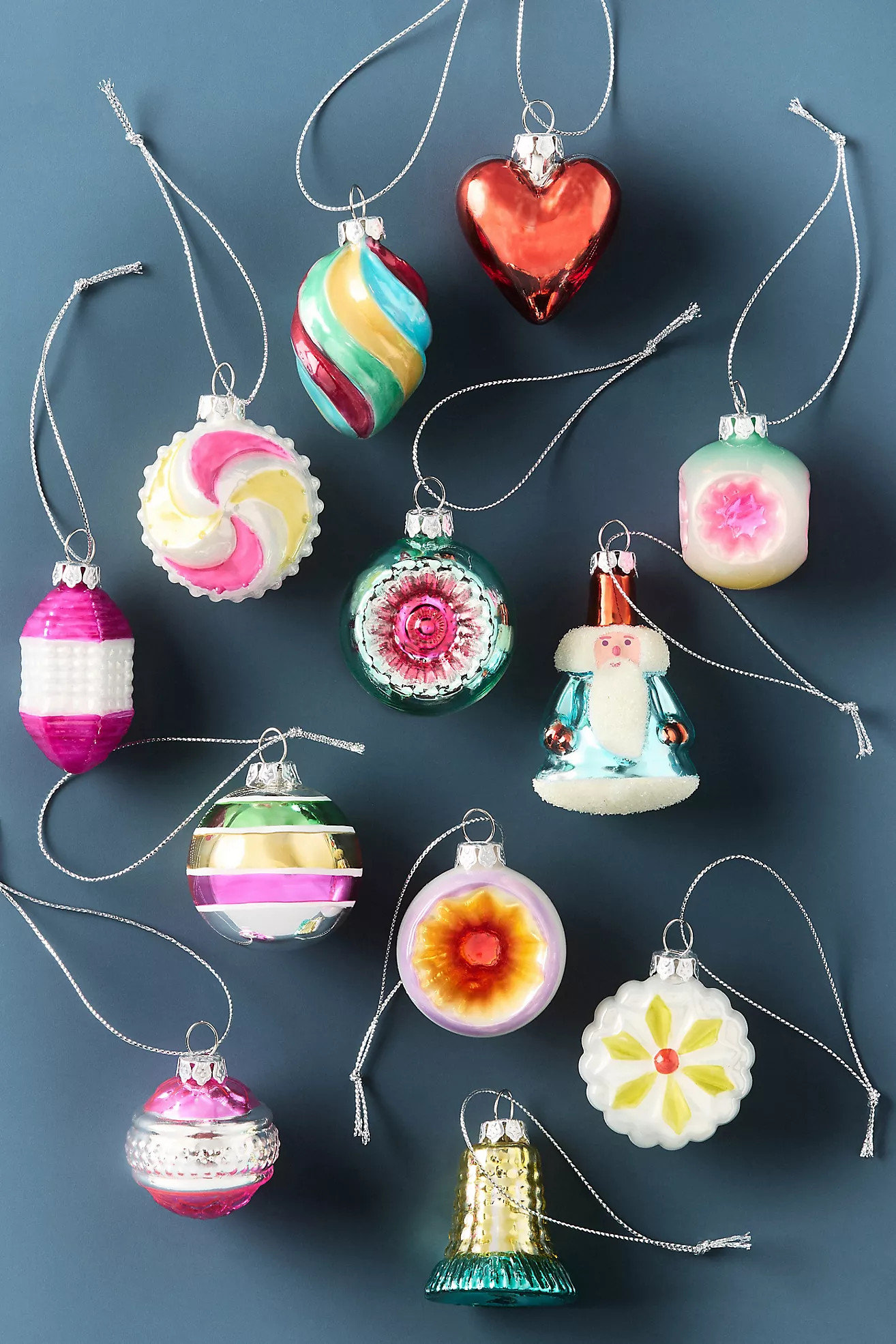 Vintage Milky Glass Ornaments, Set of 12 | Anthropologie (US)
