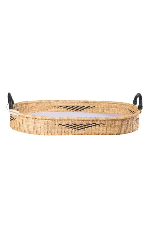 Design Dua Prism Changing Basket Set in Natural & Black at Nordstrom | Nordstrom