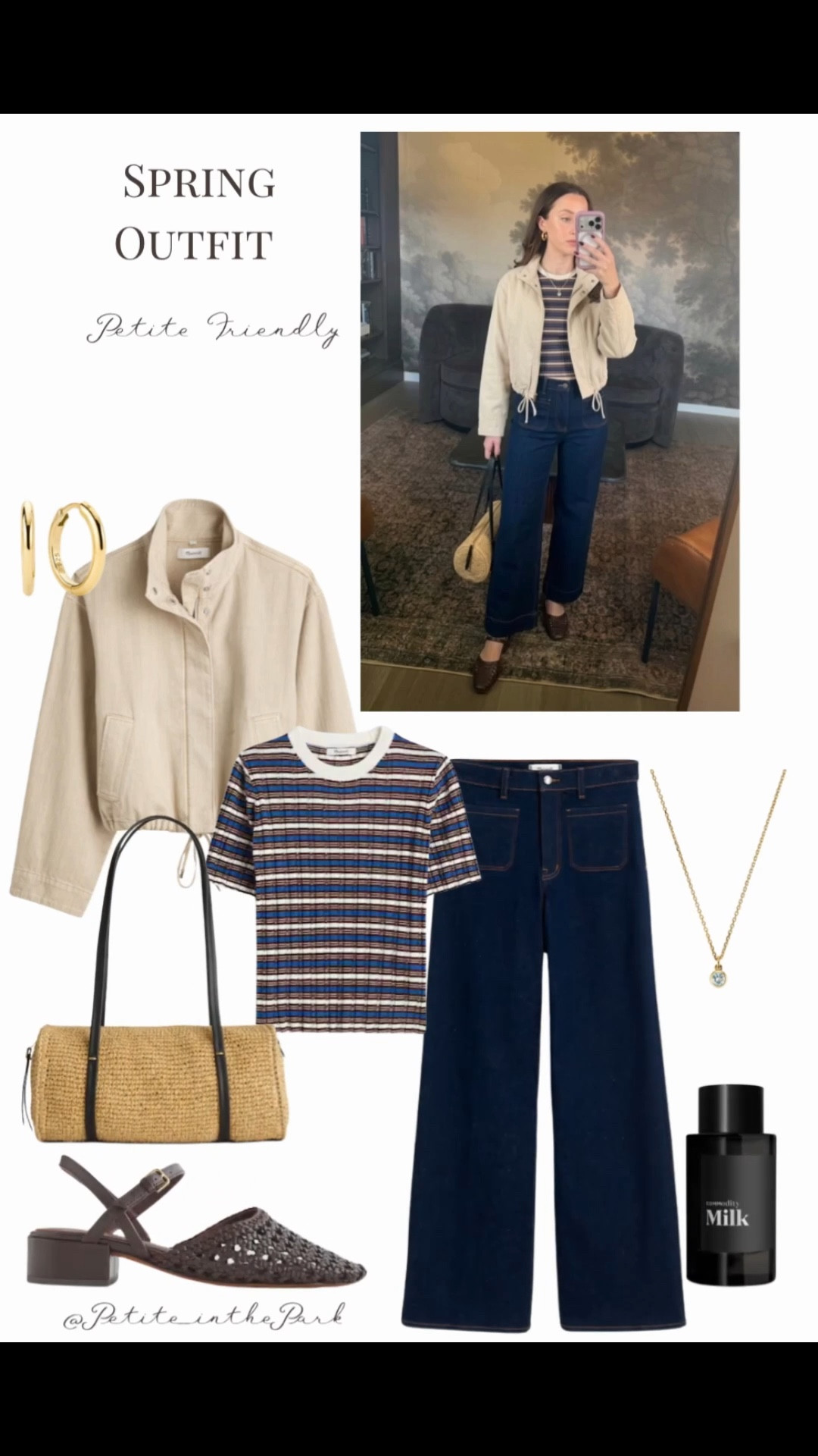 Madewell is having a sale! Now is the best time to stock up on those spring favorites. 

Spring outfit, spring trends, casual spring outfit, petite spring outfit, spring fashion, spring style, petite style, petite spring style, casual petite outfit, minimal outfit, minimal spring outfit, cropped coat, petite coat, tan coat, striped top, spring top,  high waisted jeans , petite jeans,jeans , heels, woven heels, leather heels, shoulder bag, leather bag, brown bag, brown purse, gold earrings, gold hoop earrings, gold necklace, minimal jewelry  #casualoutfit #petiteoutifts #springoutfits #springoutfit2026 #springtrends 
@Madewell 



#LTKPetite #LTKSeasonal #LTKSpringSale