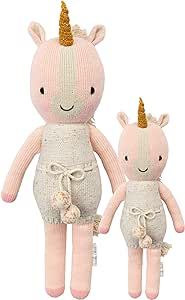 cuddle + kind Ella The Unicorn Doll - Lovingly Handcrafted Dolls for Nursery Decor, Fair Trade He... | Amazon (US)