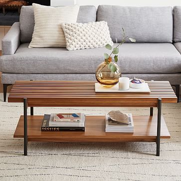 Slatted Wood Coffee Table | West Elm (US)