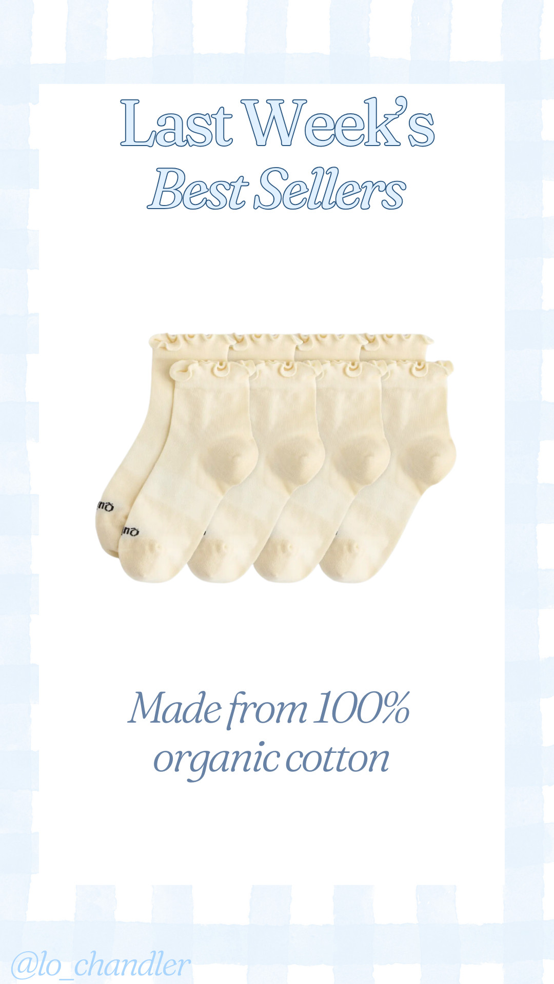 100% cotton socks! These come in several colors! 

 #LTKFindsUnder50 #LTKStyleTip #LTKFitness