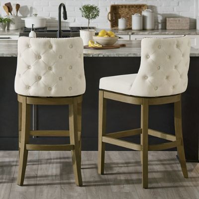 Kennedy Swivel Bar & Counter Stool | Grandin Road | Grandin Road