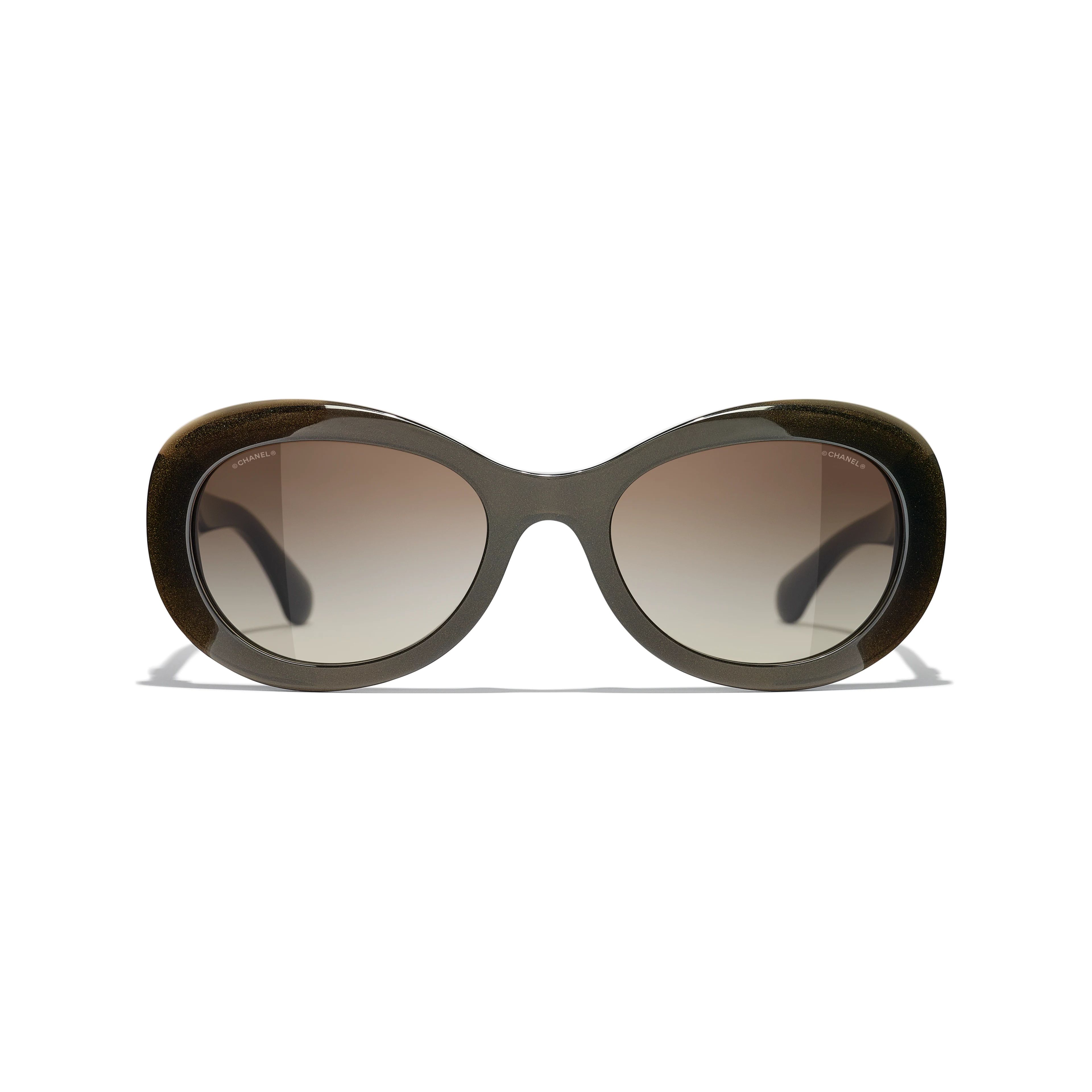 Sunglasses: Oval Sunglasses, acetate — Fashion | CHANEL | Chanel, Inc. (US)