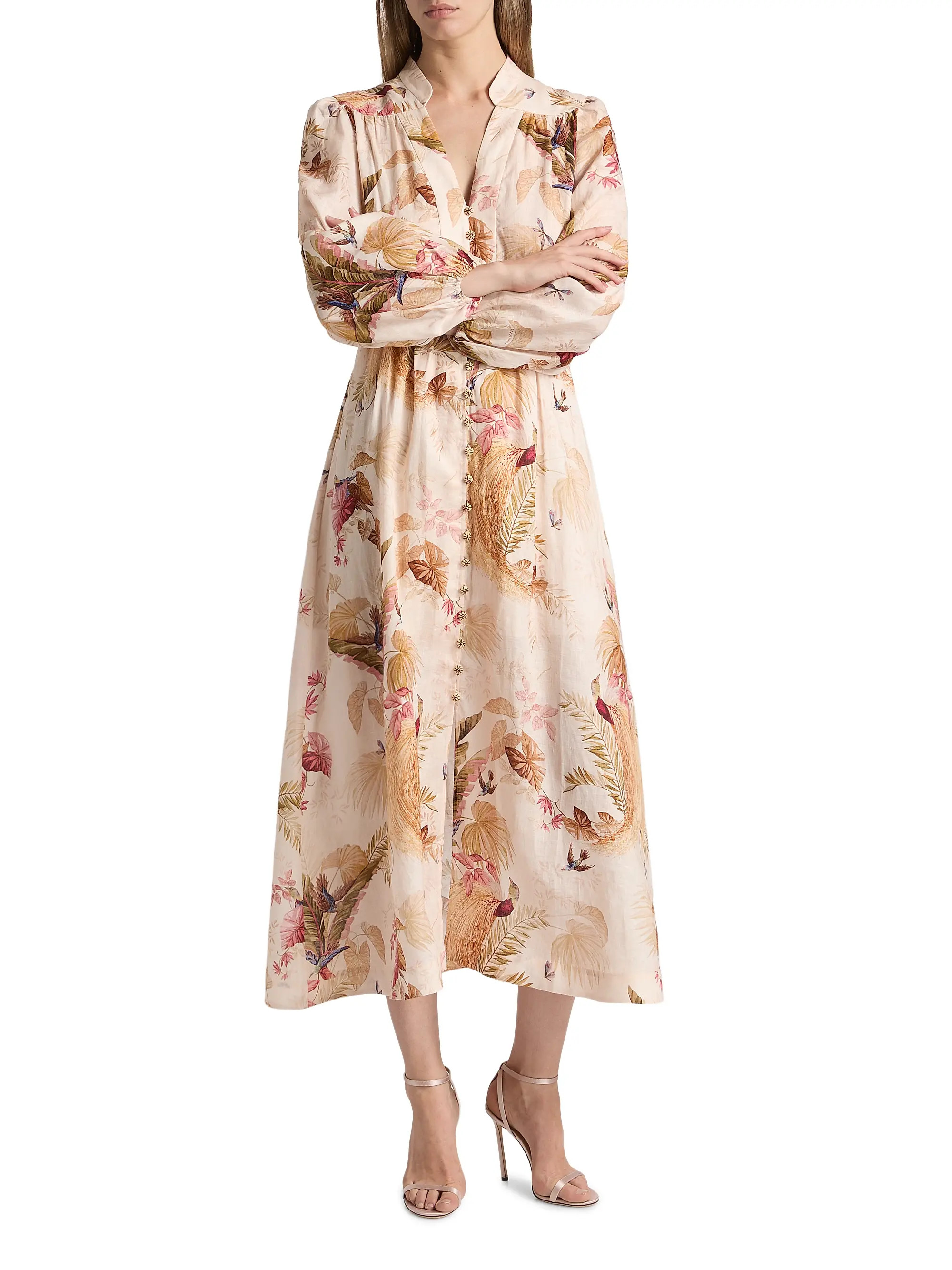 Ascension Plunge Midi-Dress | Saks Fifth Avenue