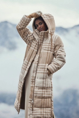 Avec Les Filles Brushed Printed Puffer Coat | Anthropologie (US)