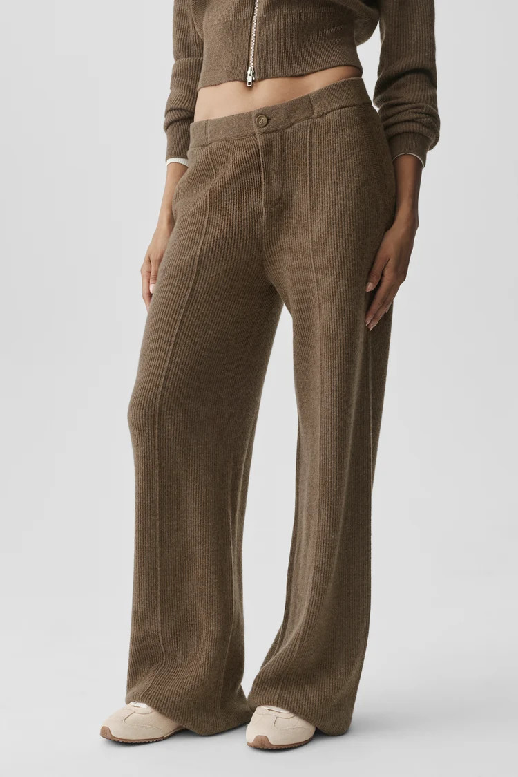 Cashmere Wool Low-Rise Harmony Trouser (Regular) | Alo Yoga
